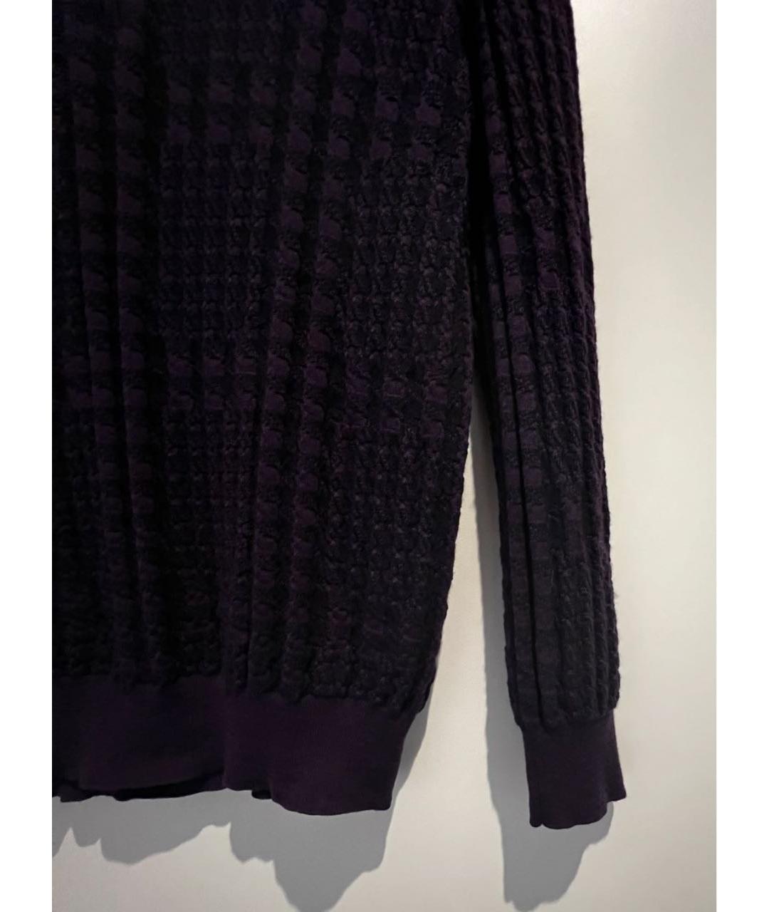 ZILLI Фиолетовый кашемировый джемпер / свитер, фото 3