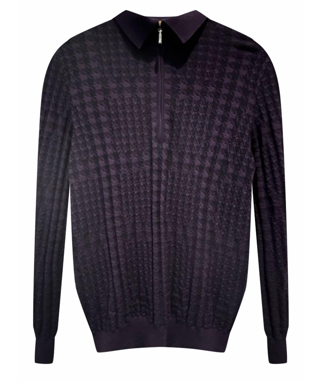 ZILLI Фиолетовый кашемировый джемпер / свитер, фото 1