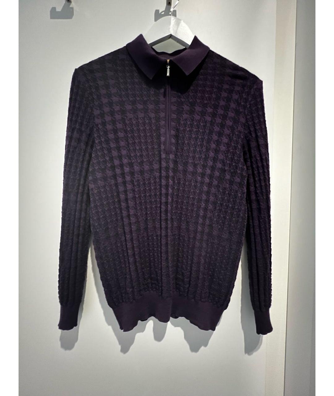 ZILLI Фиолетовый кашемировый джемпер / свитер, фото 4