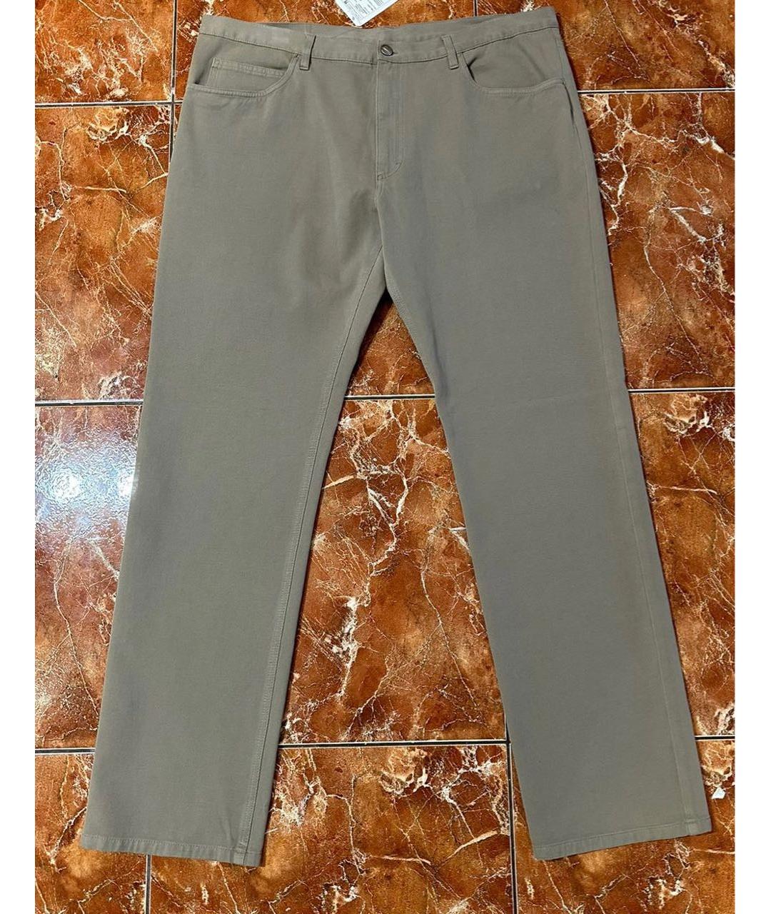 LORO PIANA Бежевые хлопковые джинсы, фото 7