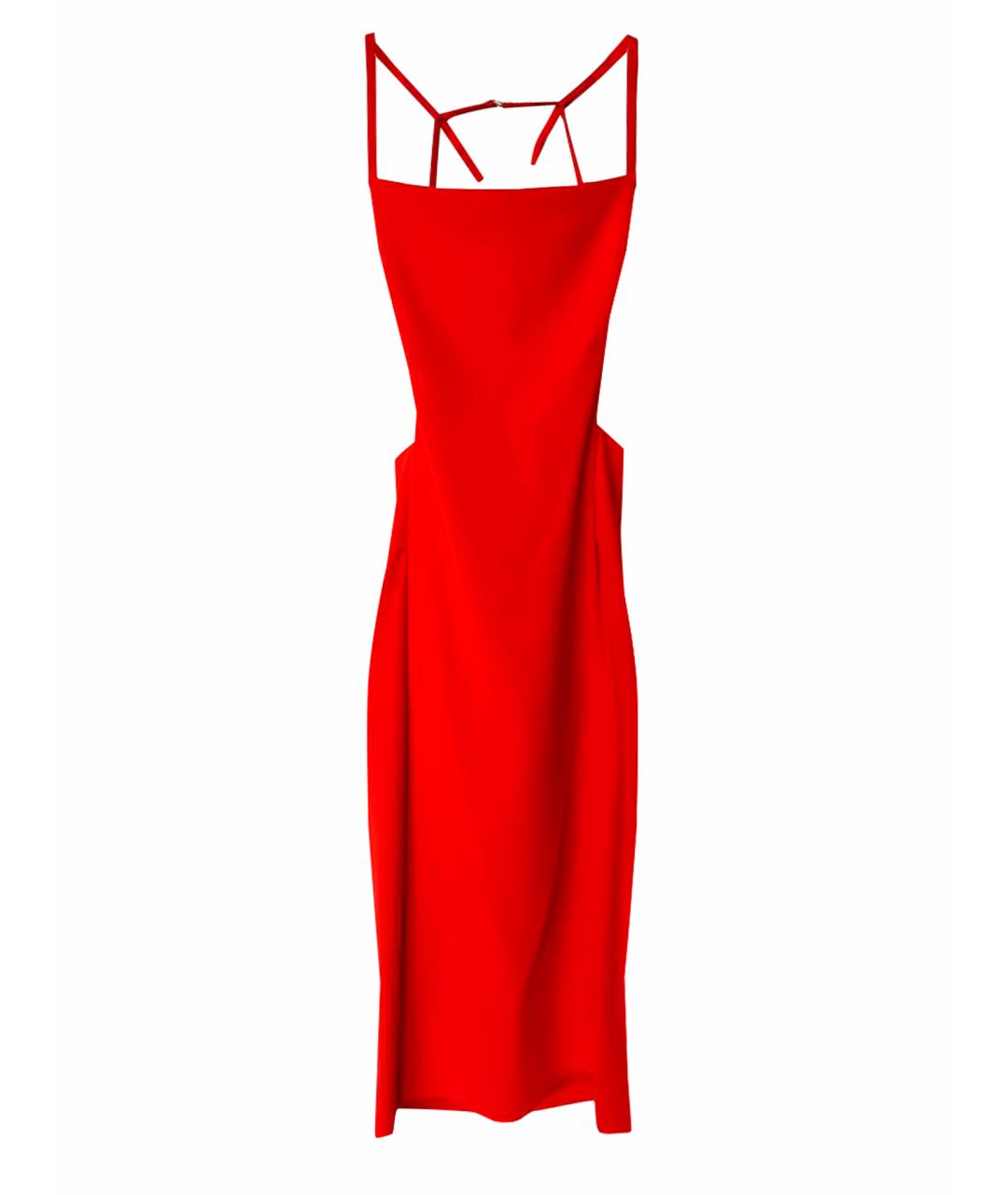 ALEXANDER WANG Красное коктейльное платье, фото 1