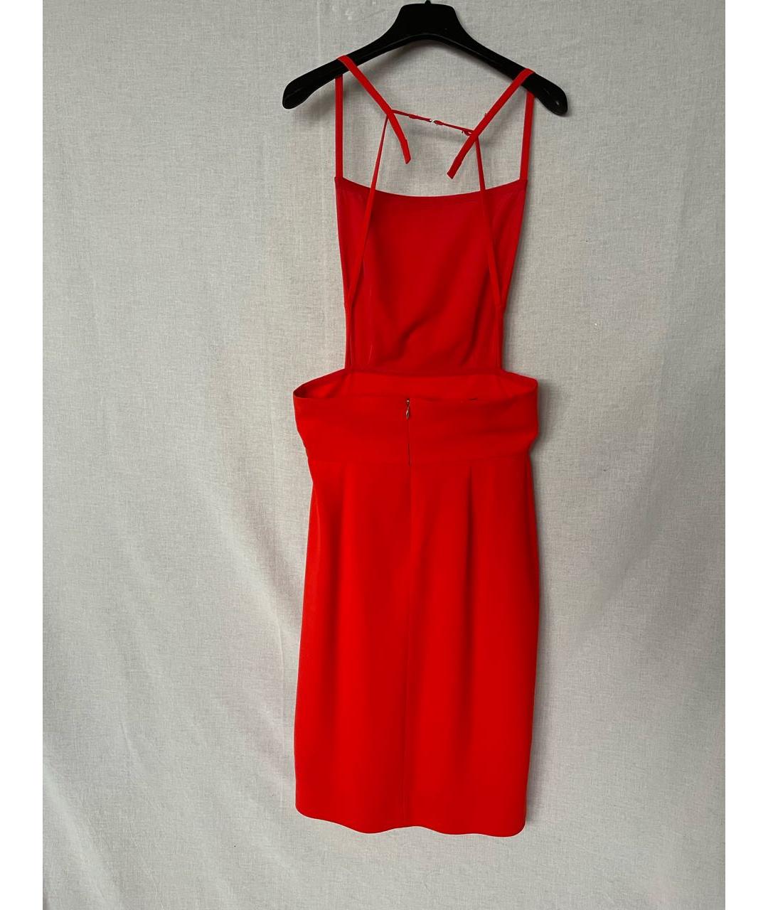 ALEXANDER WANG Красное коктейльное платье, фото 3