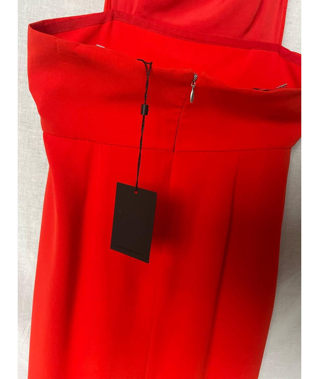 ALEXANDER WANG Красное коктейльное платье, фото 5