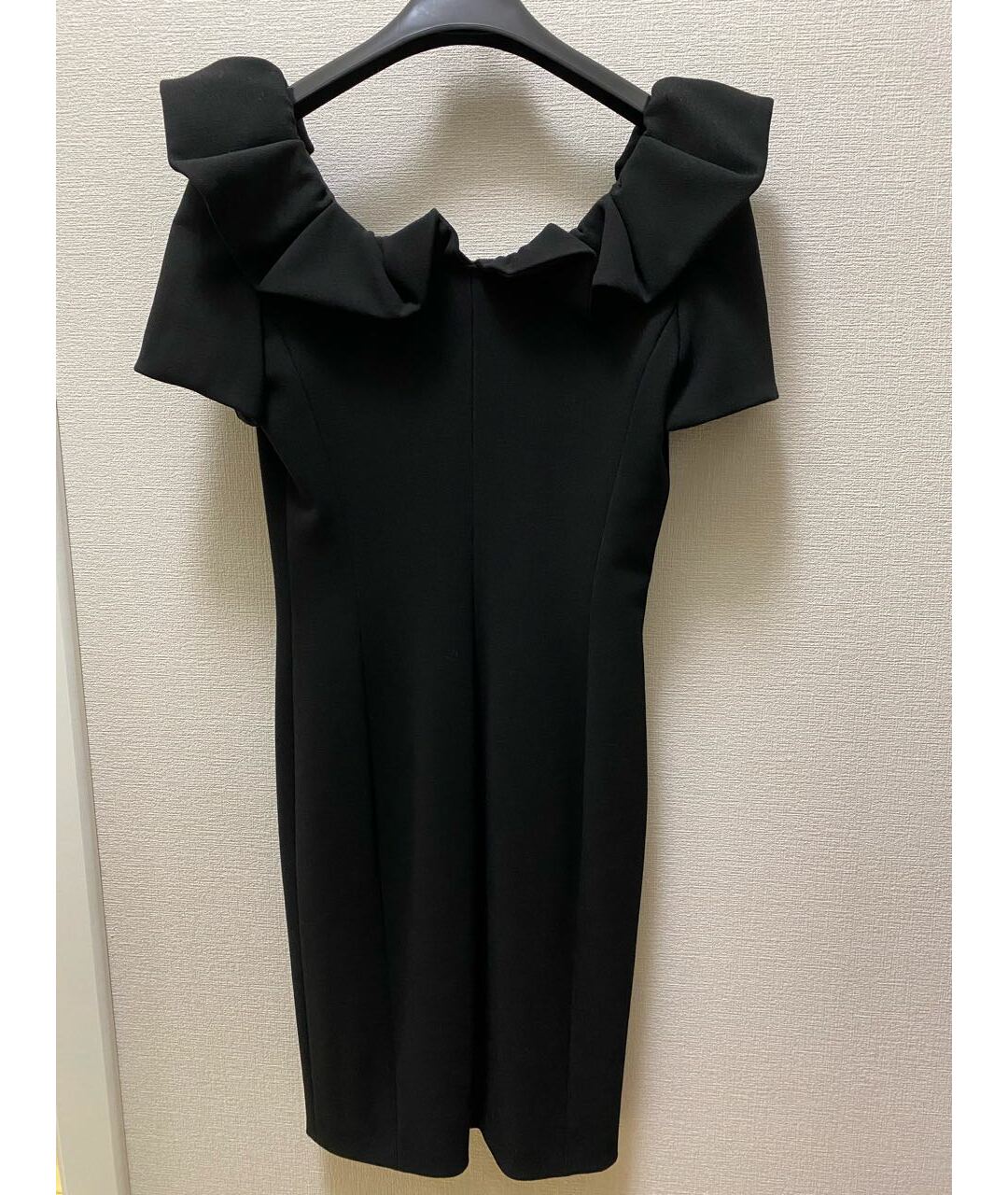 EMPORIO ARMANI Черное хлопко-эластановое вечернее платье, фото 2