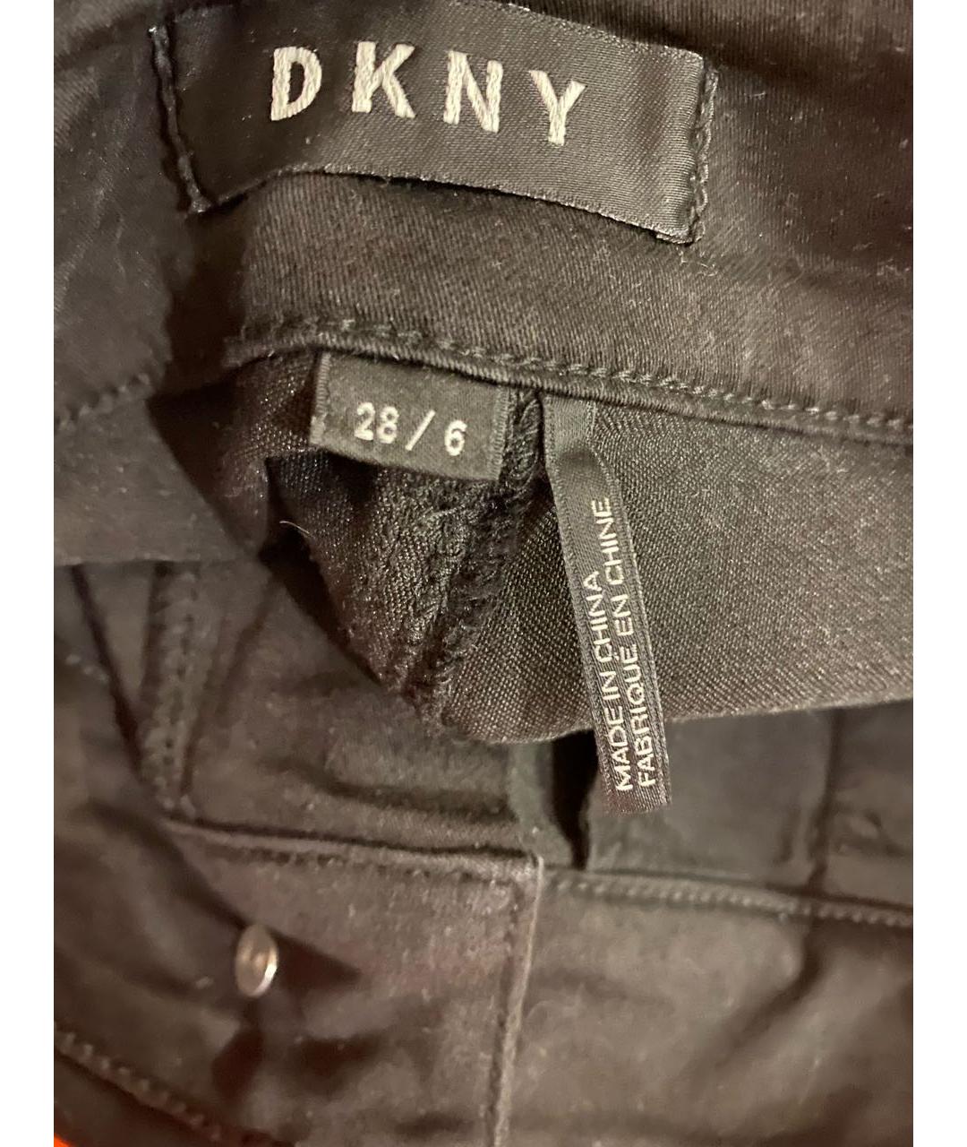 DKNY Черные джинсы слим, фото 4