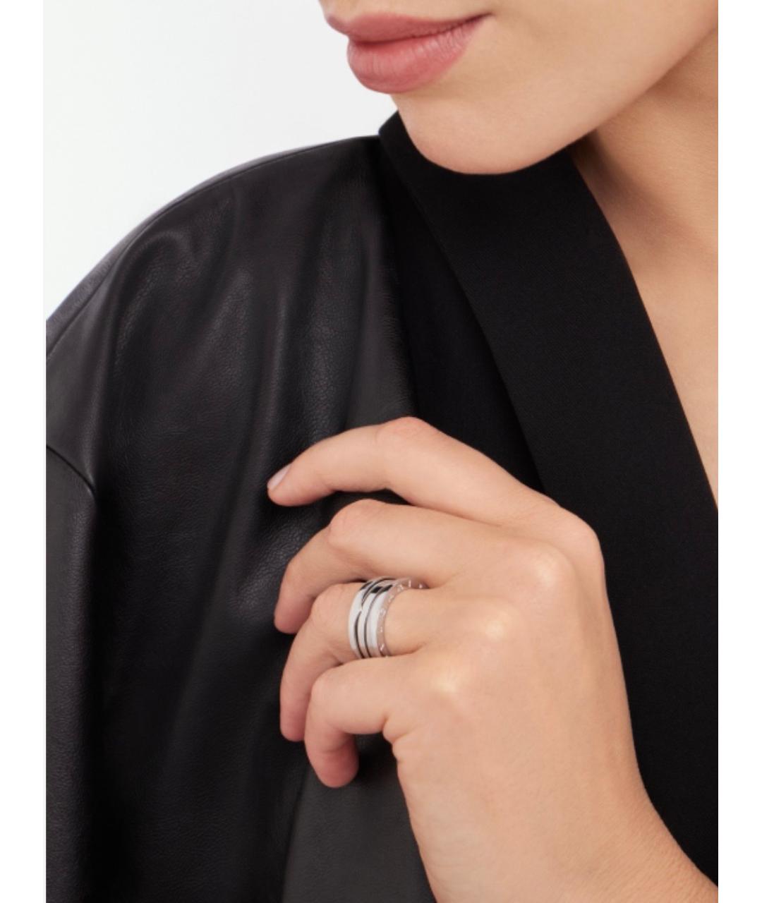 BVLGARI Серебряное кольцо из белого золота, фото 5