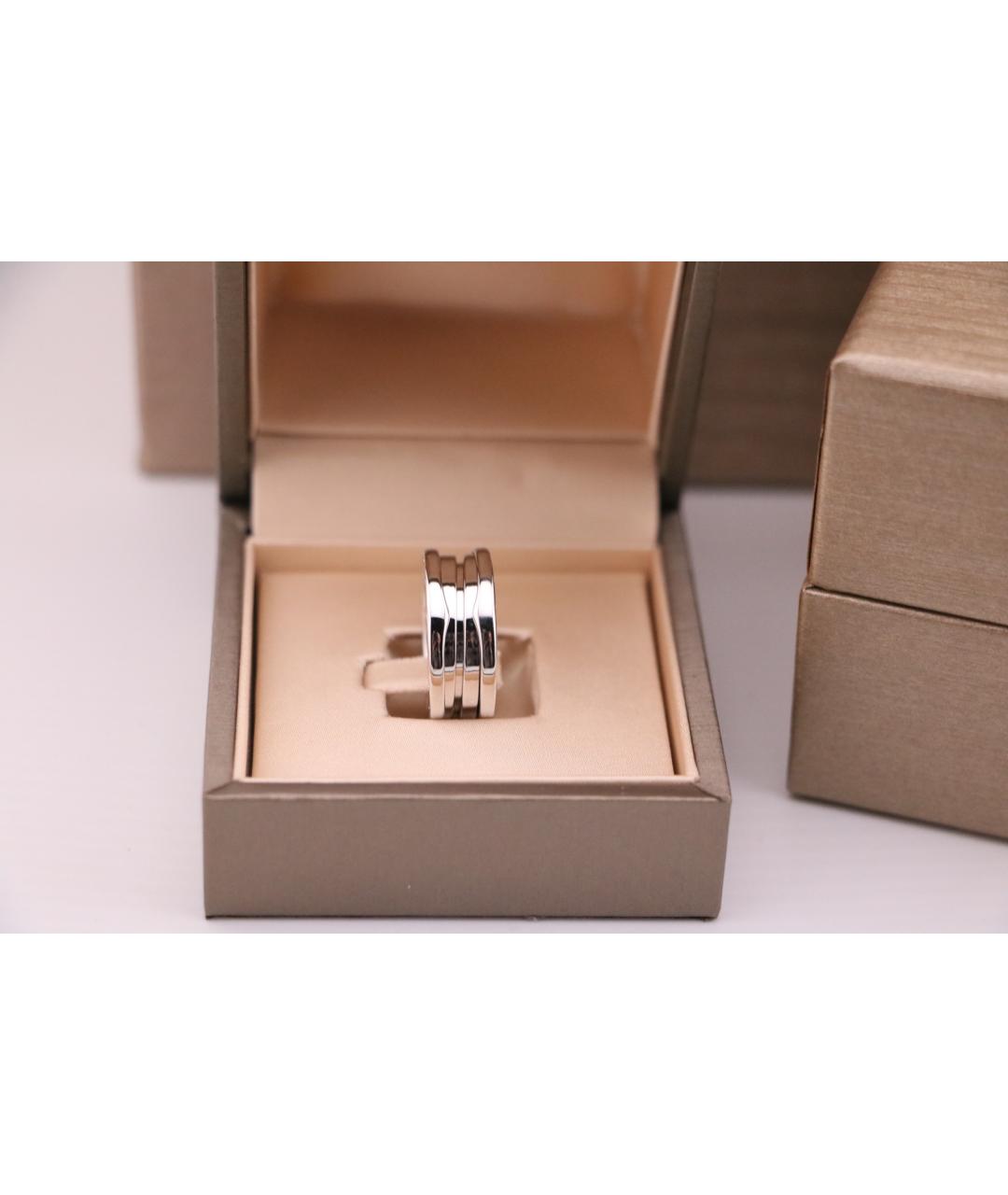 BVLGARI Серебряное кольцо из белого золота, фото 4