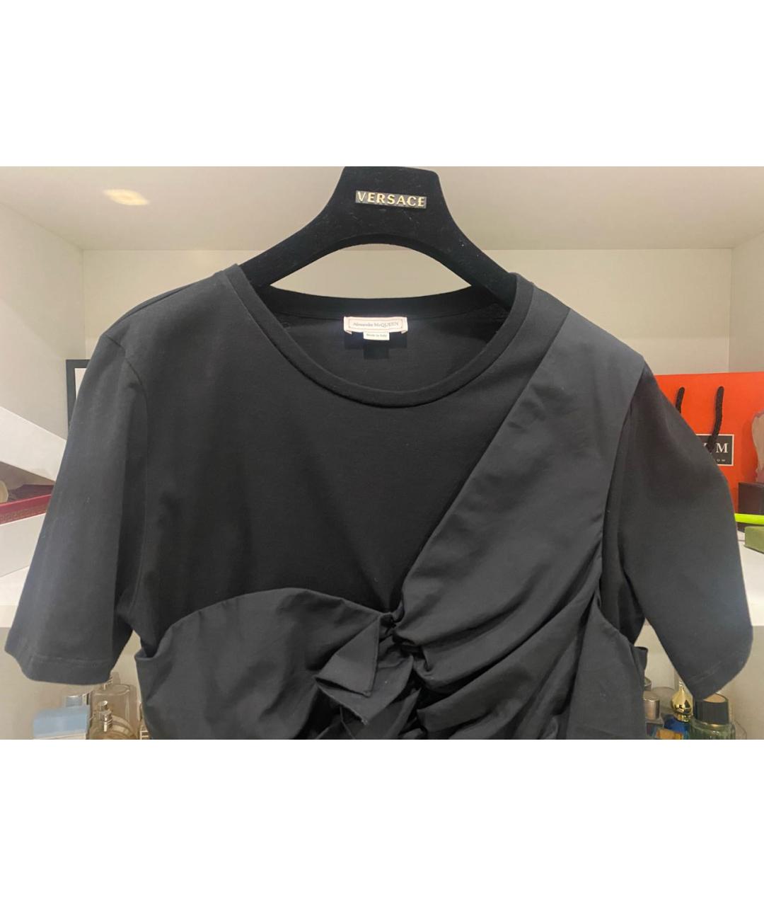 ALEXANDER MCQUEEN Черная футболка, фото 4