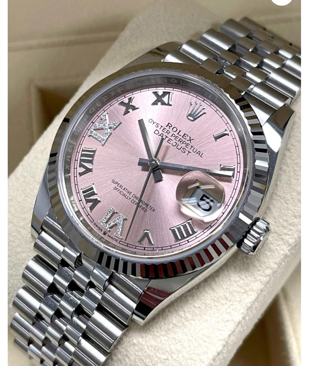 Datejust 36 pink dial hotsell