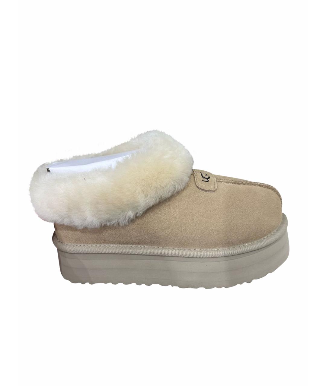 UGG AUSTRALIA Бежевые нубуковые ботинки, фото 1