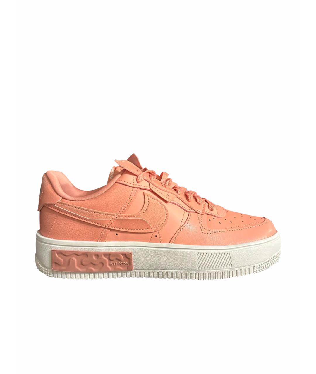 NIKE Коралловые кроссовки из искусственной кожи, фото 1