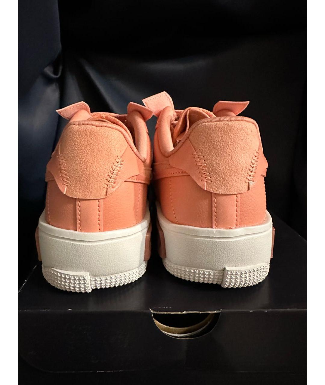 NIKE Коралловые кроссовки из искусственной кожи, фото 4