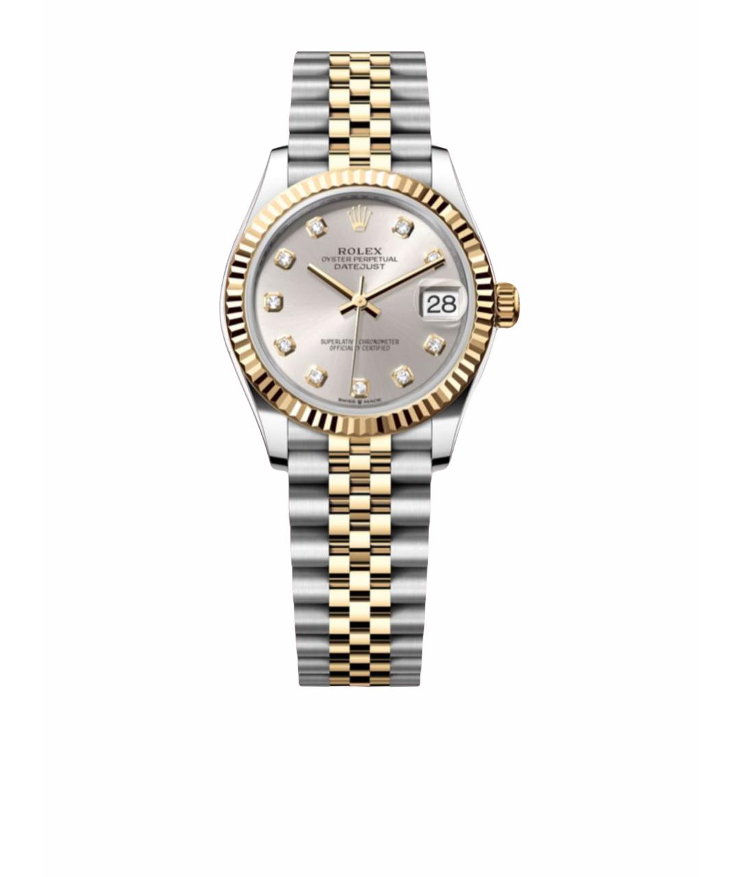 ROLEX Серебряные часы из золота и стали, фото 1