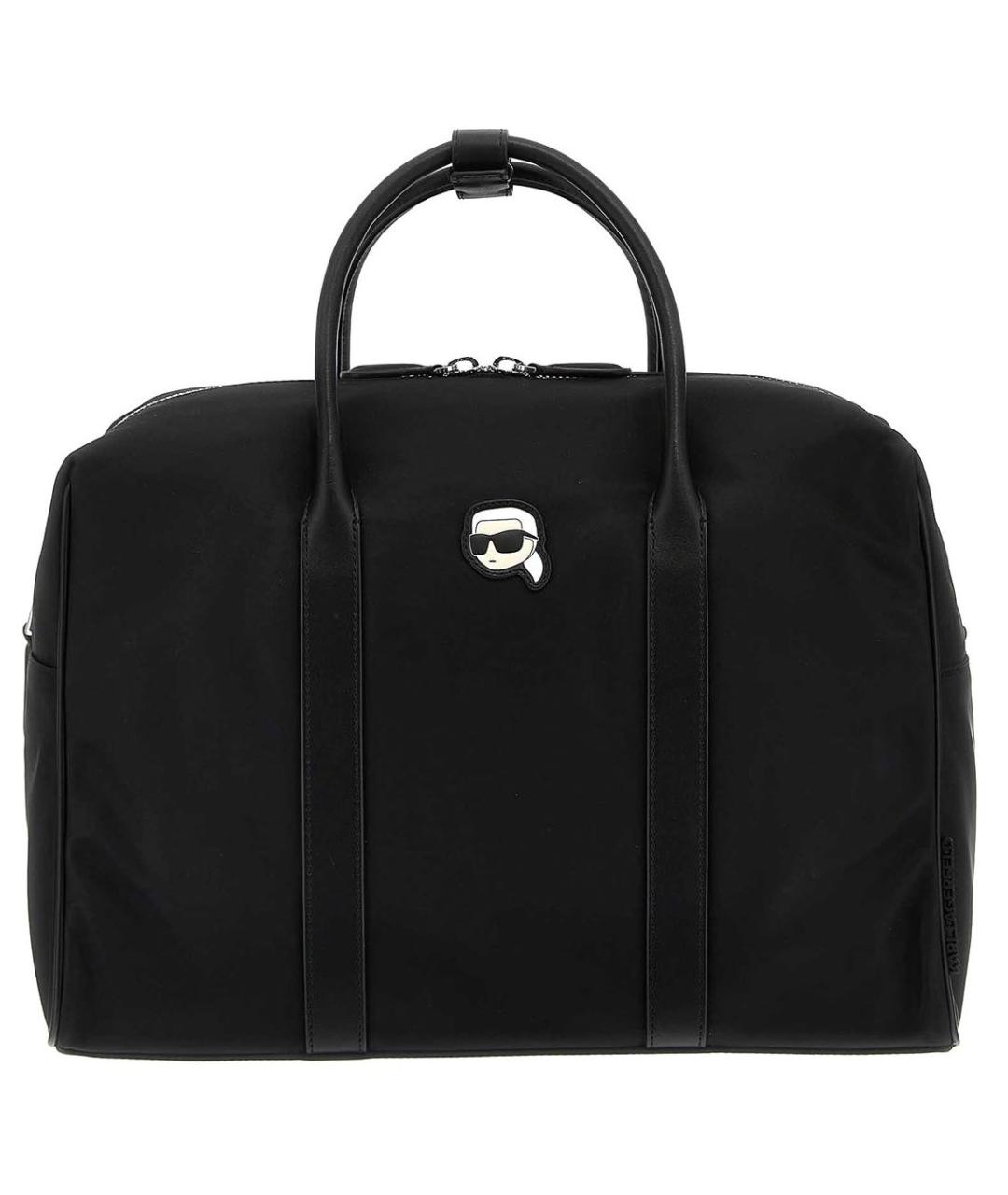 KARL LAGERFELD Черная дорожная/спортивная сумка, фото 9