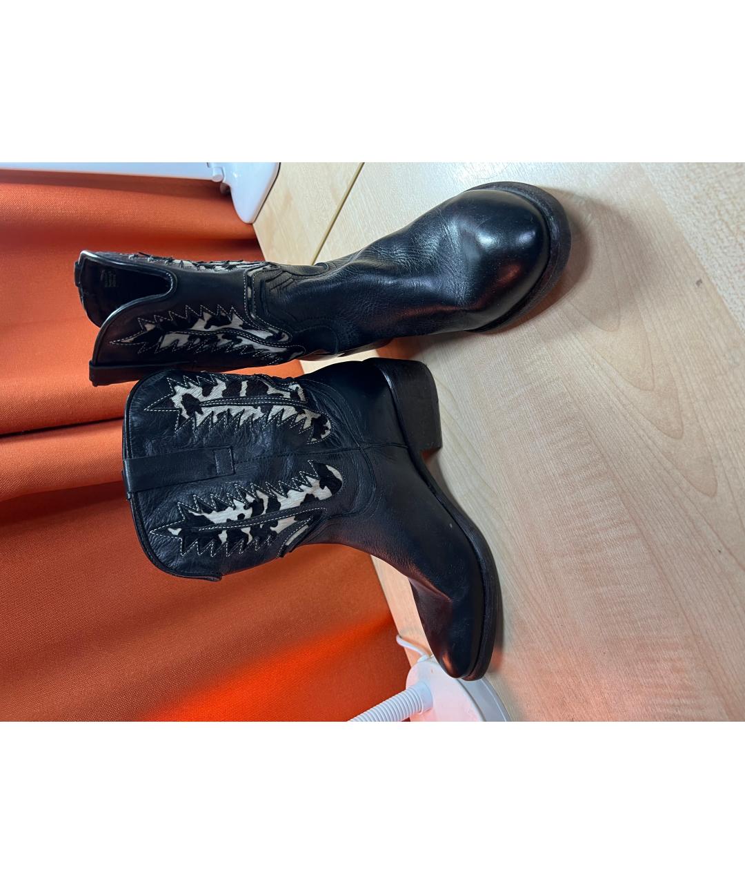 MACKAGE Черные кожаные ботинки, фото 2