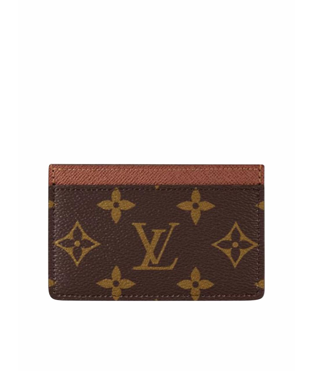 LOUIS VUITTON Коричневая визитница, фото 1