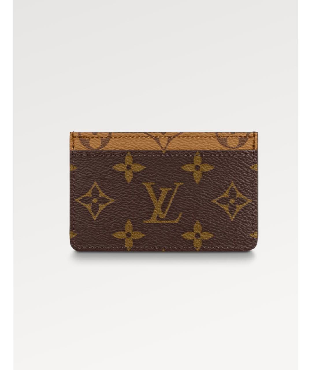 LOUIS VUITTON Коричневая визитница, фото 6