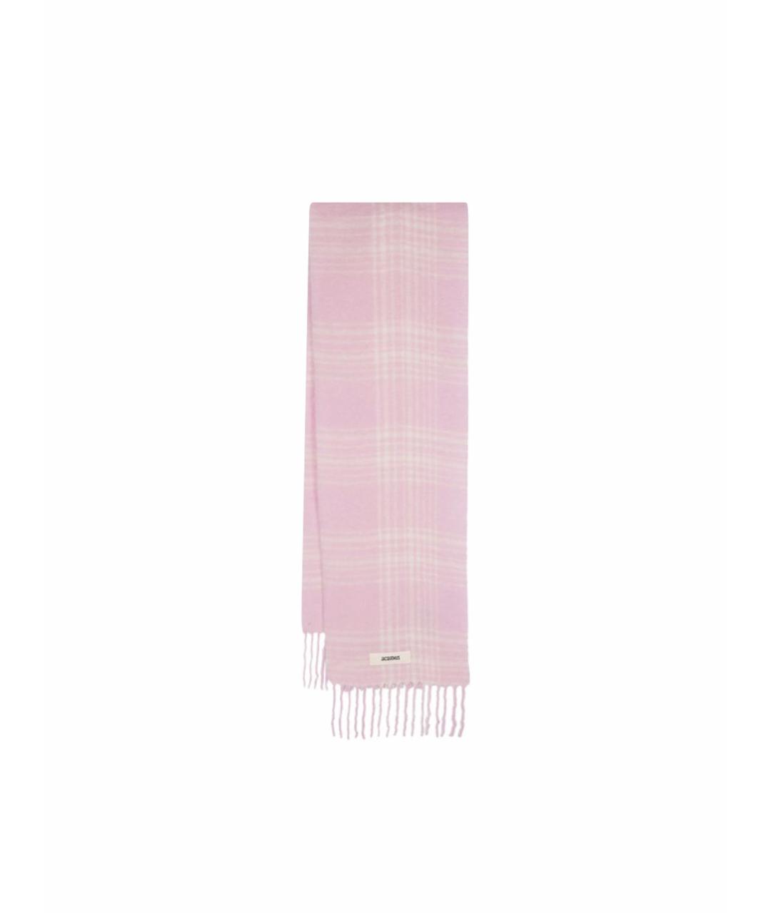 JACQUEMUS Розовый шарф, фото 1
