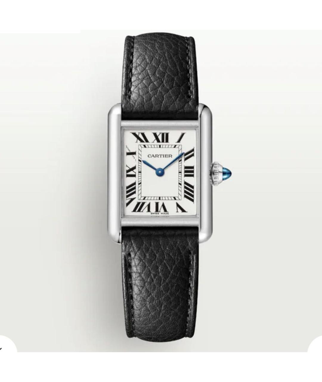 CARTIER Черные часы, фото 5