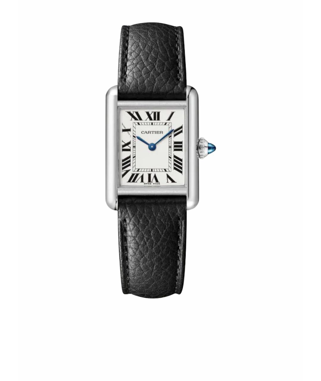 CARTIER Черные часы, фото 1