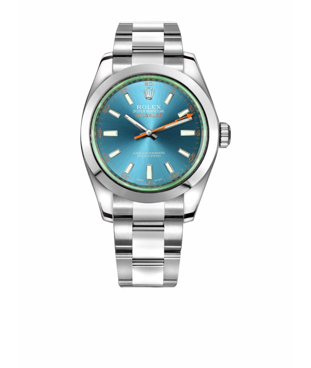 ROLEX Синие часы, фото 1