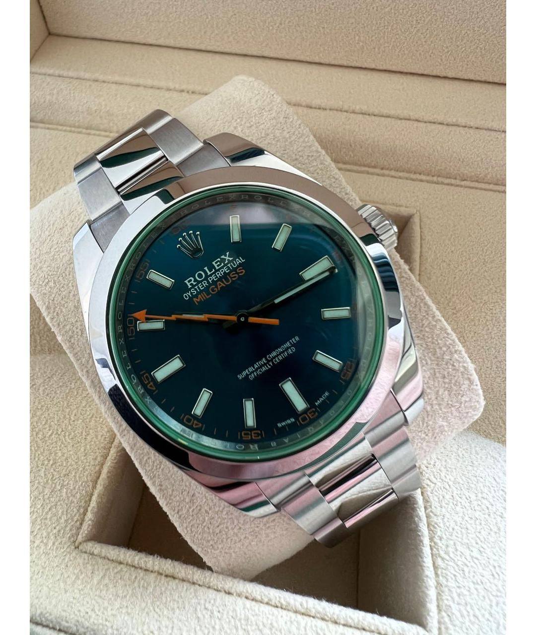 ROLEX Синие часы, фото 2