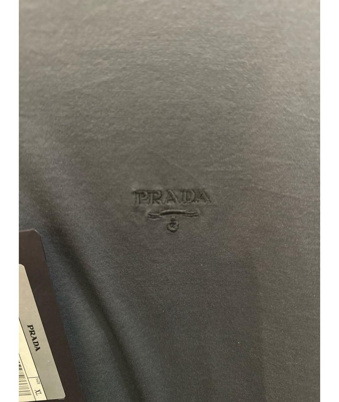 PRADA Серая футболка, фото 4