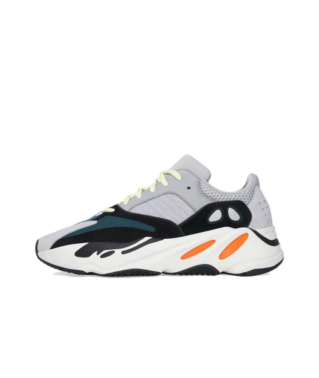 ADIDAS YEEZY Серые низкие кроссовки / кеды, фото 2
