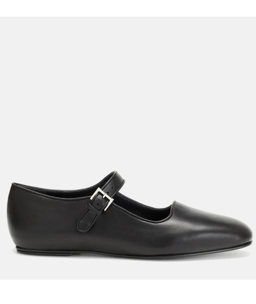 THE ROW Черные кожаные балетки, фото 4