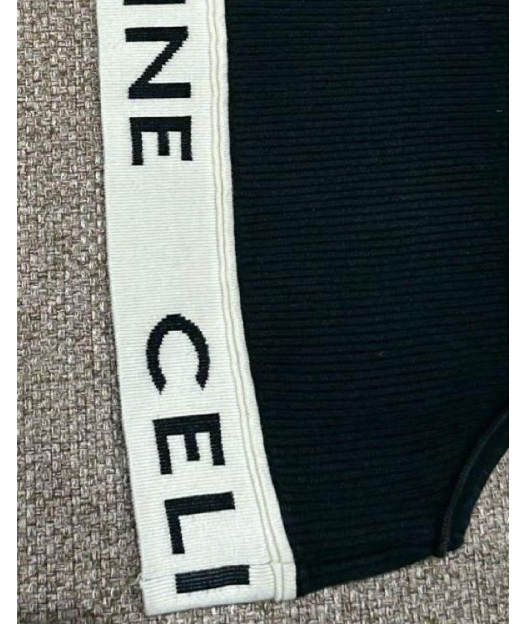 CELINE Черная хлопковая майка, фото 4