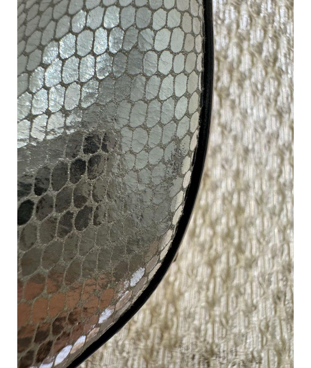ISABEL MARANT Серебряные кожаные сапоги, фото 7