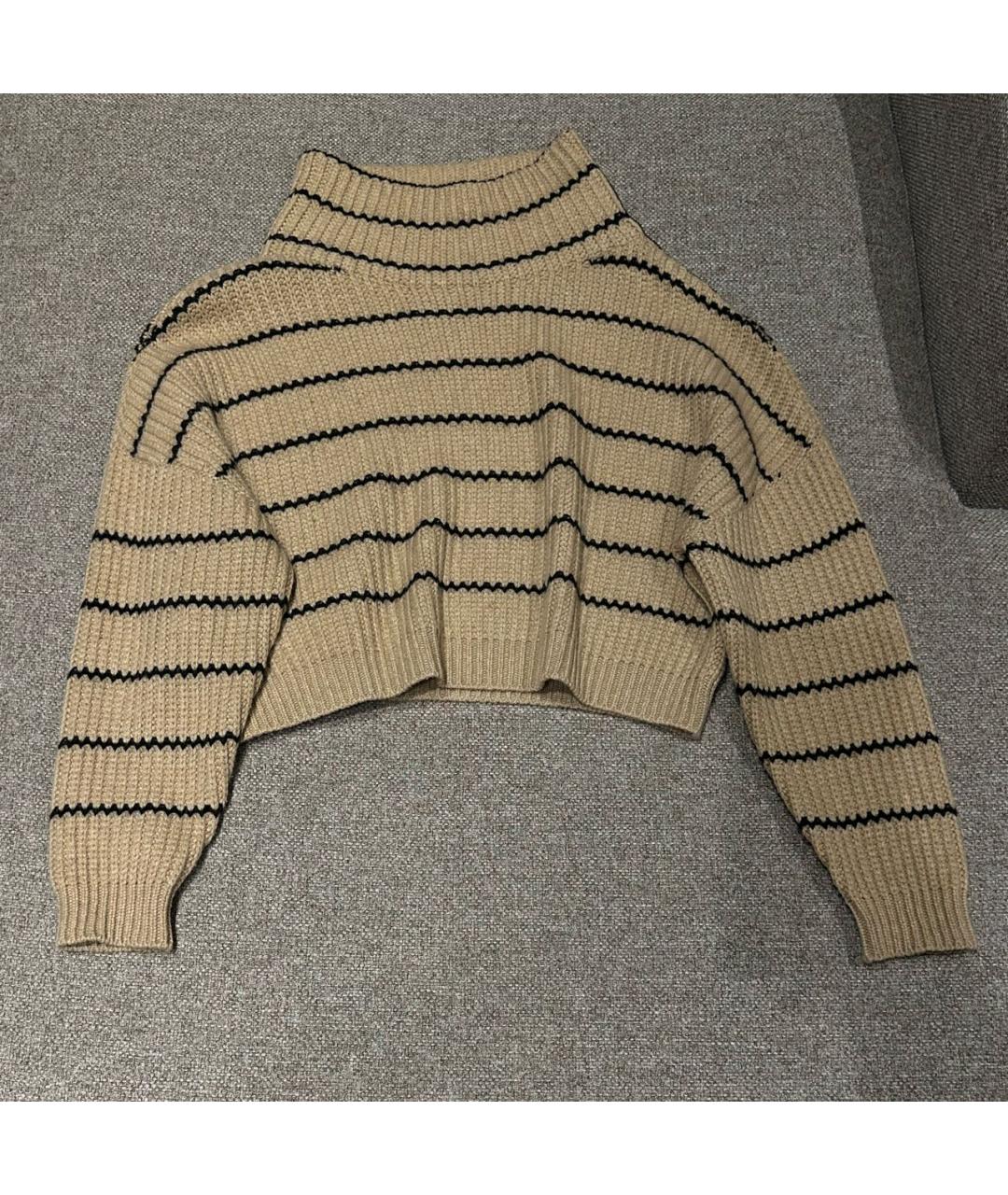 BRUNELLO CUCINELLI Бежевый кашемировый джемпер / свитер, фото 5