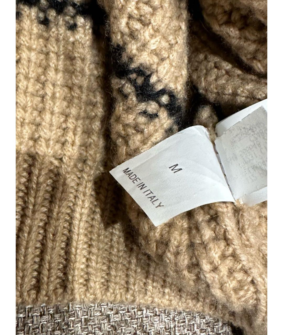 BRUNELLO CUCINELLI Бежевый кашемировый джемпер / свитер, фото 8