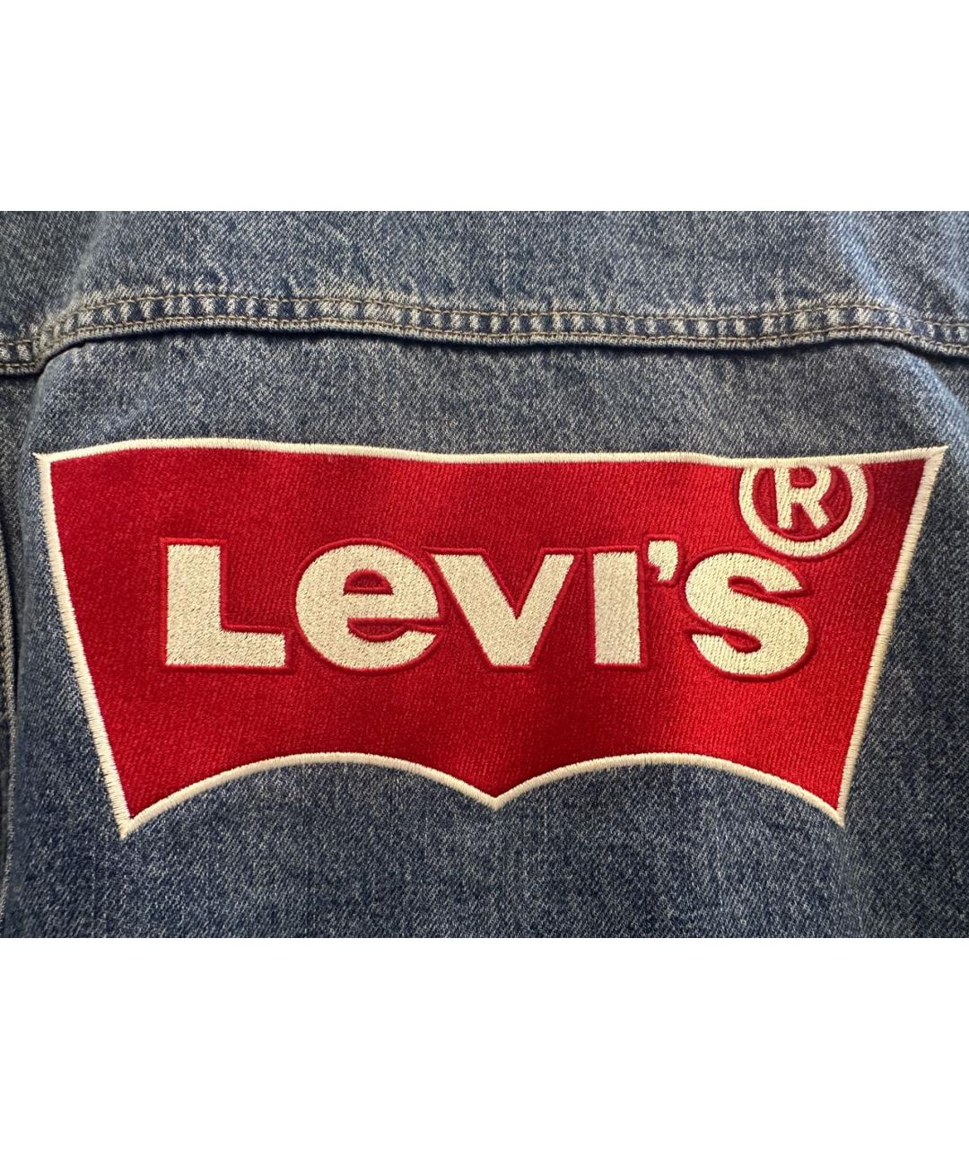 LEVI'S Голубая деним куртка, фото 5