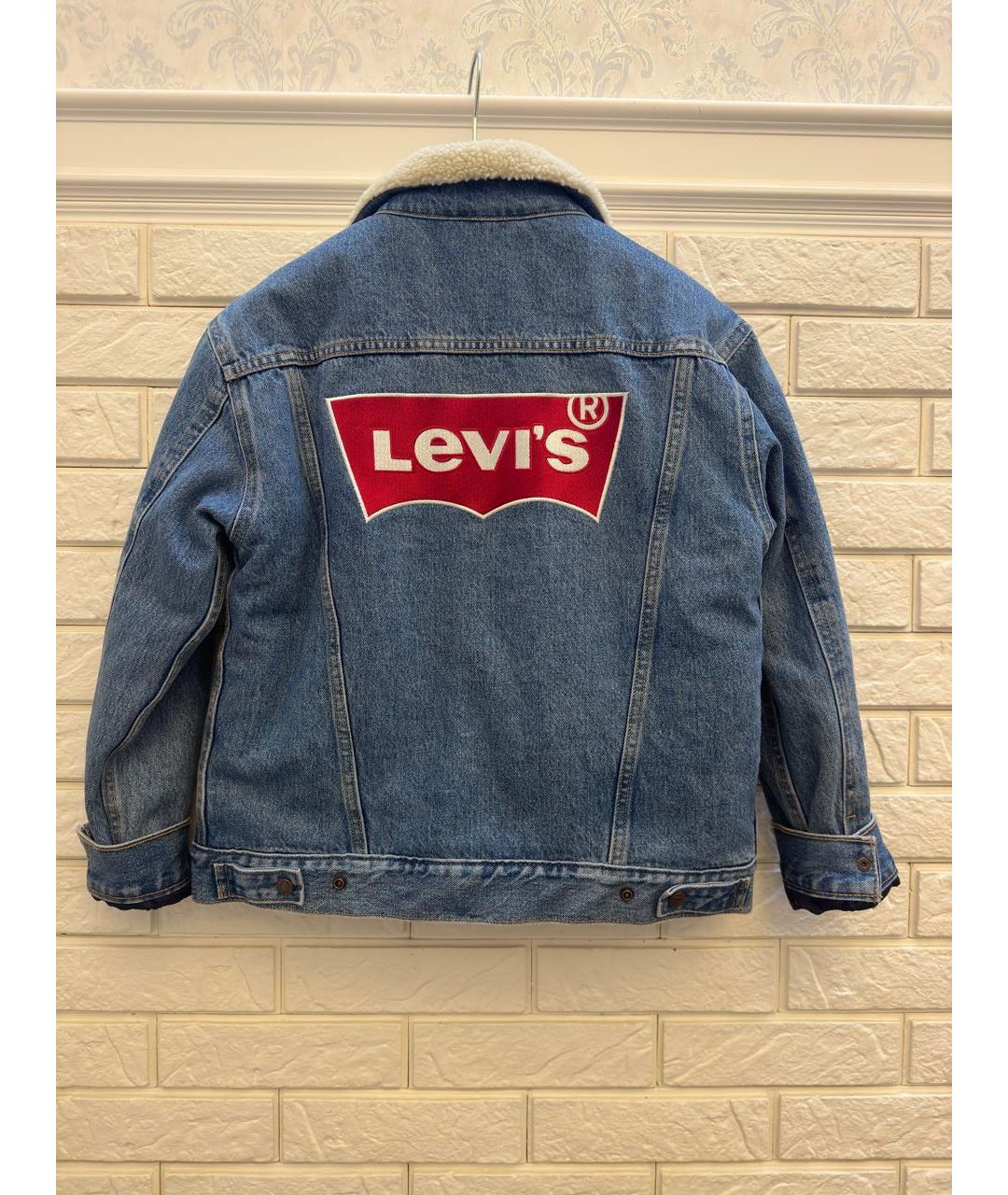 LEVI'S Голубая деним куртка, фото 2