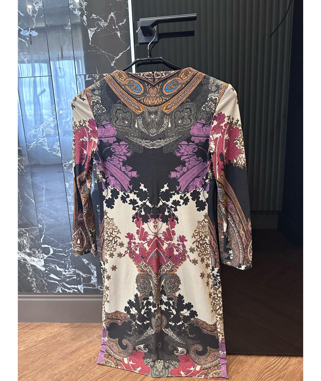 ETRO Мульти коктейльное платье, фото 4
