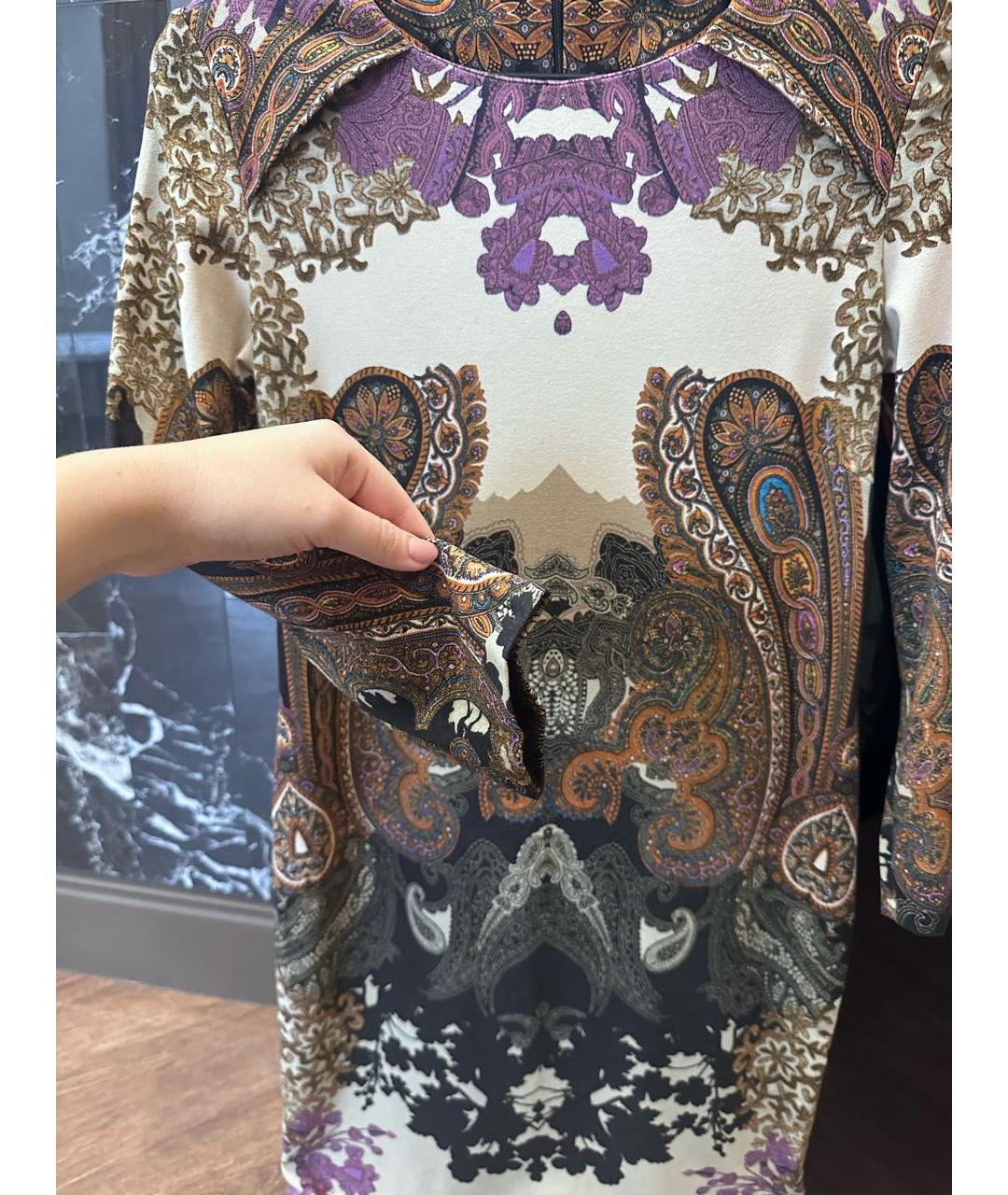 ETRO Мульти коктейльное платье, фото 3
