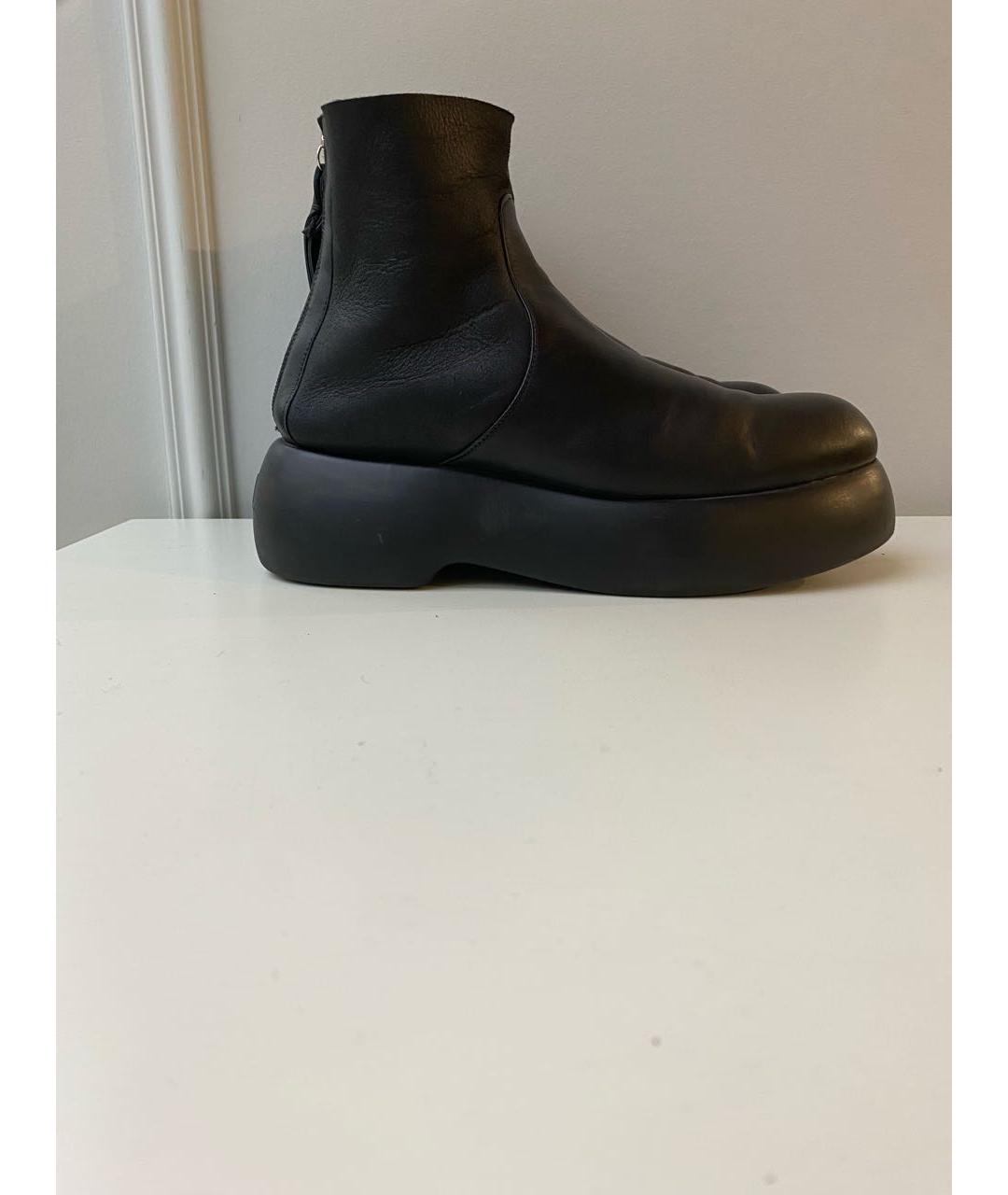 AGL Черные кожаные ботинки, фото 9