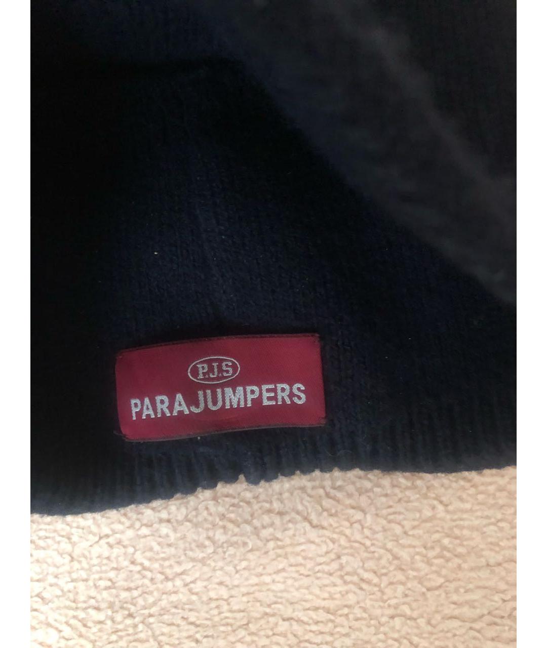 PARAJUMPERS Темно-синяя шерстяная шапка, фото 3
