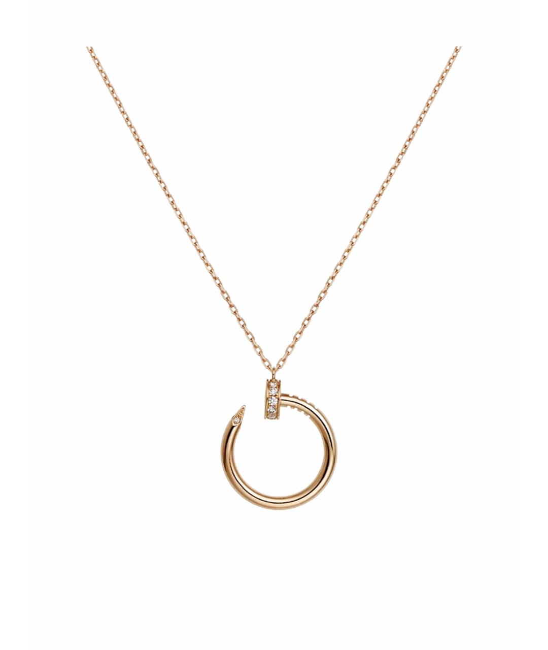CARTIER Желтая подвеска из розового золота, фото 1