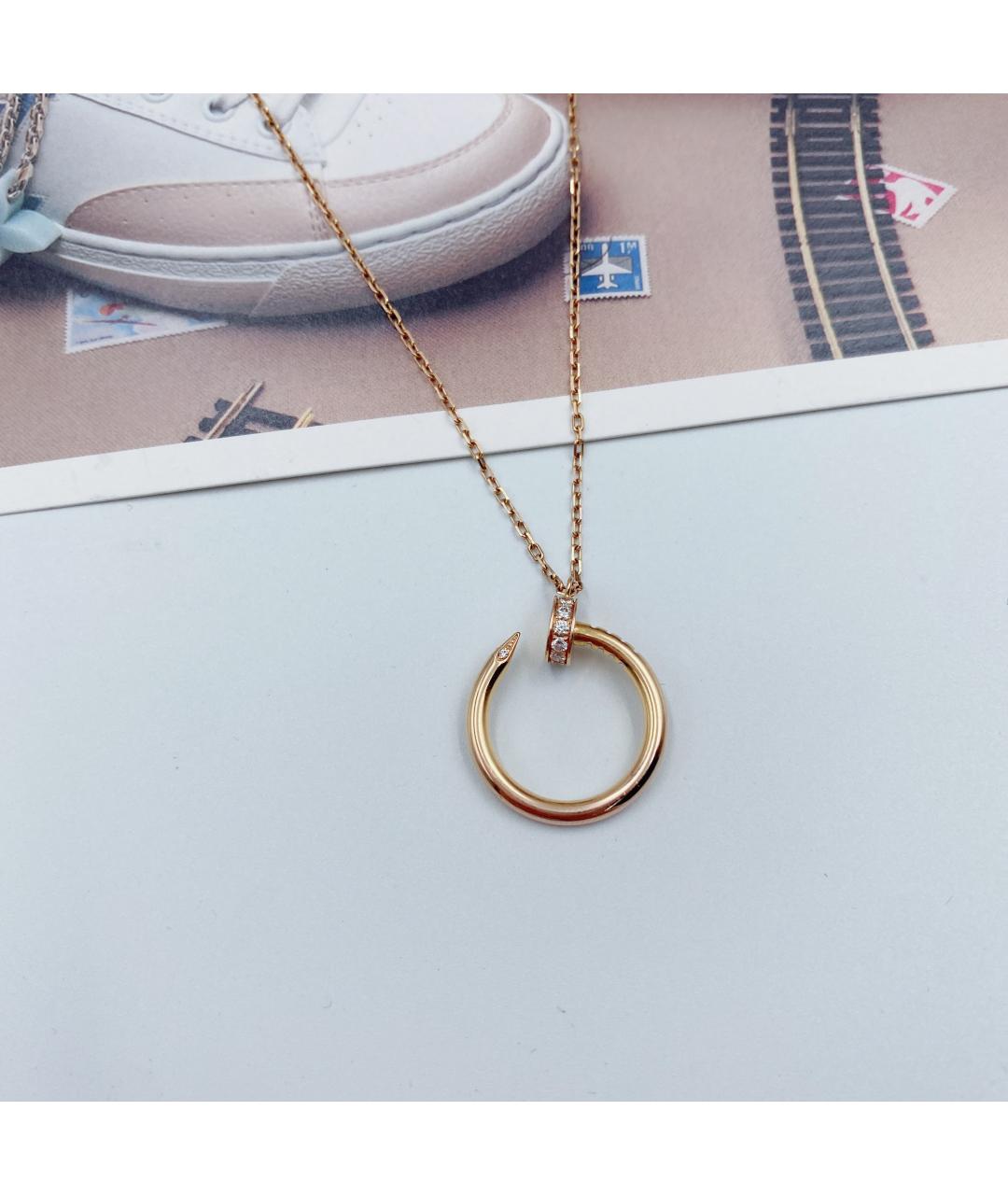 CARTIER Желтая подвеска из розового золота, фото 6