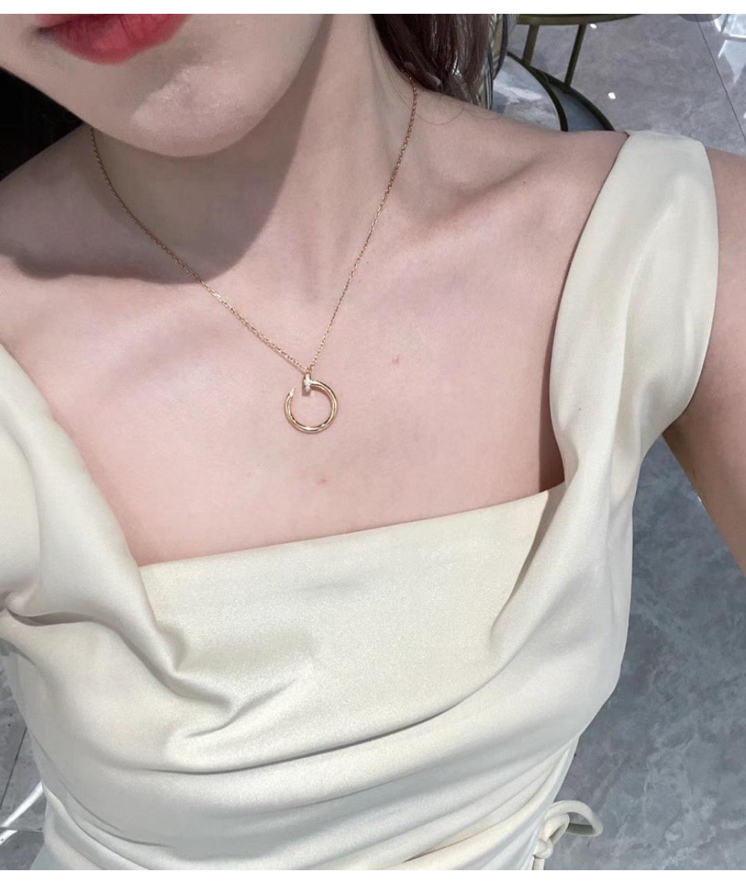 CARTIER Желтая подвеска из розового золота, фото 2