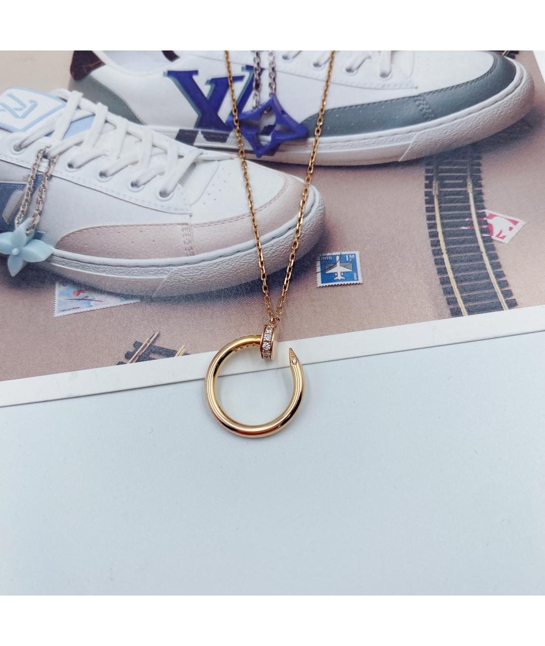CARTIER Желтая подвеска из розового золота, фото 3