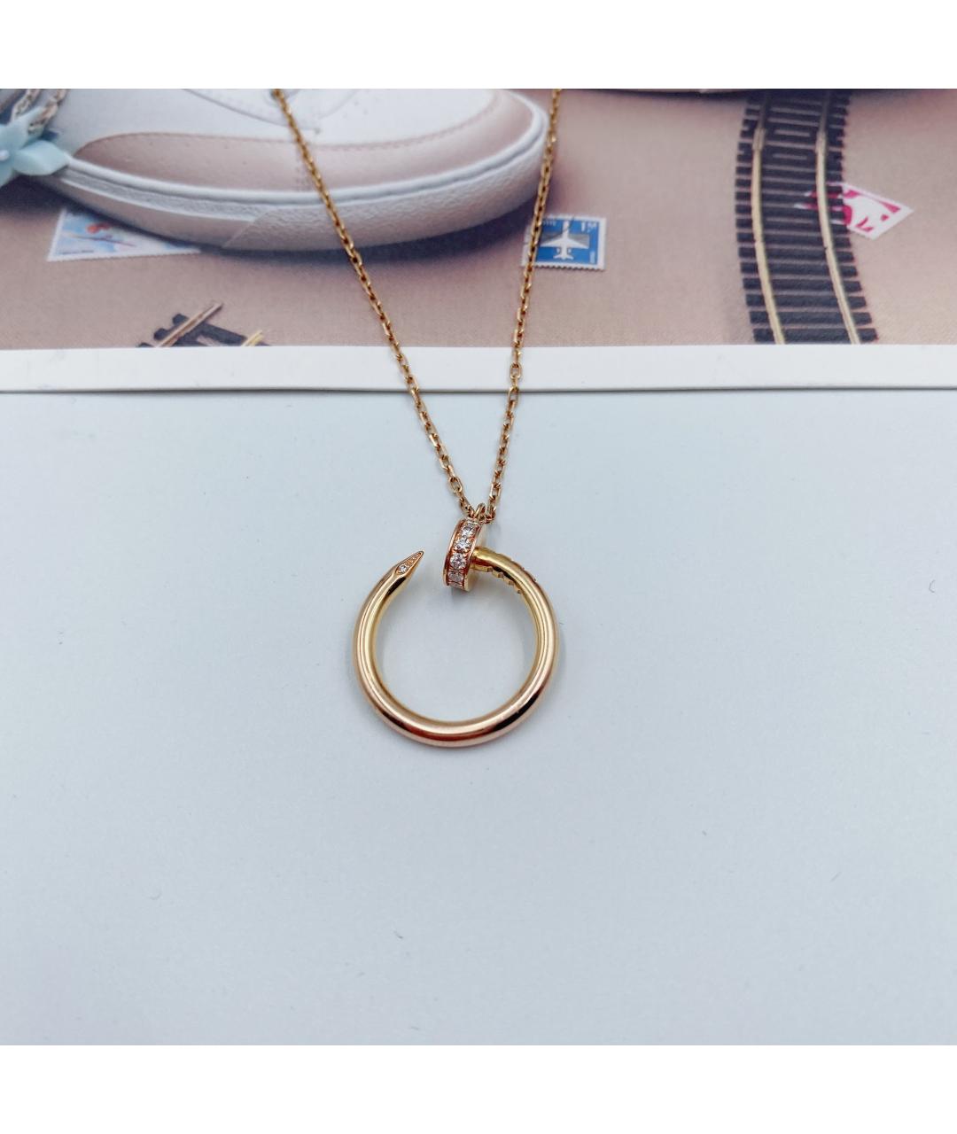CARTIER Желтая подвеска из розового золота, фото 7