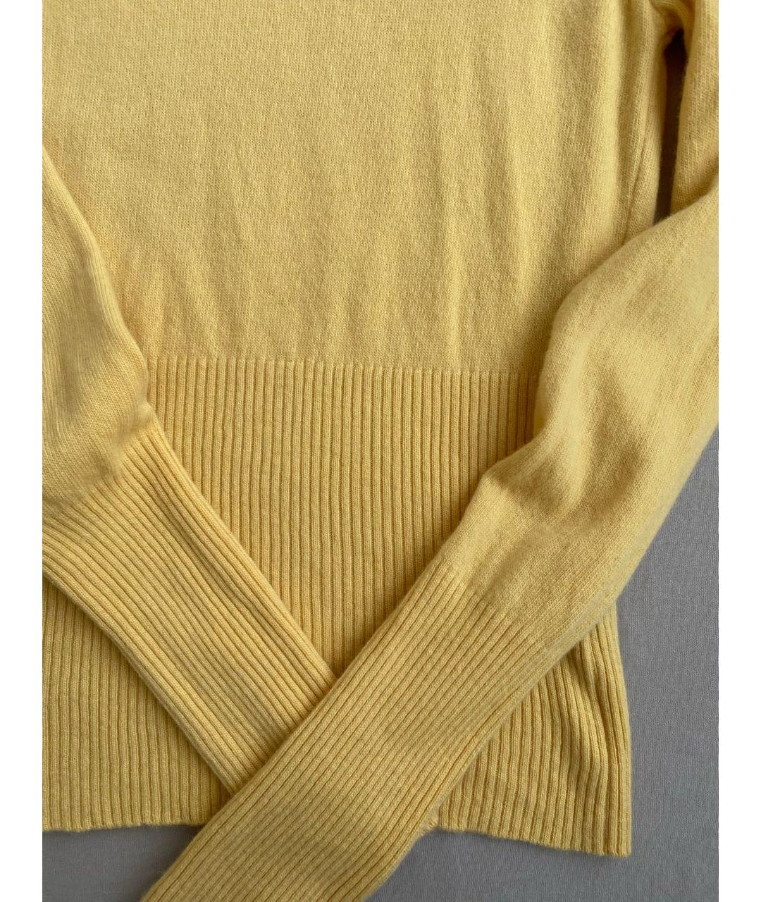 MAX&CO Желтый шерстяной джемпер / свитер, фото 5