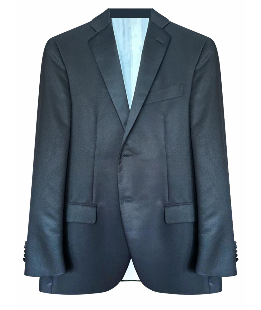 UOMO COLLEZIONI Черный шерстяной пиджак, фото 1
