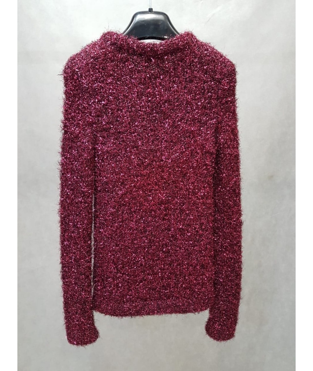 SAINT LAURENT Бордовый джемпер / свитер, фото 2