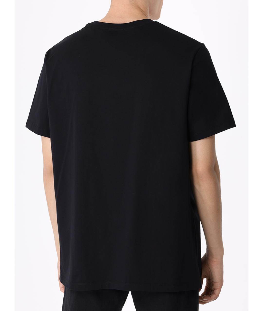 BALMAIN Черная футболка, фото 3