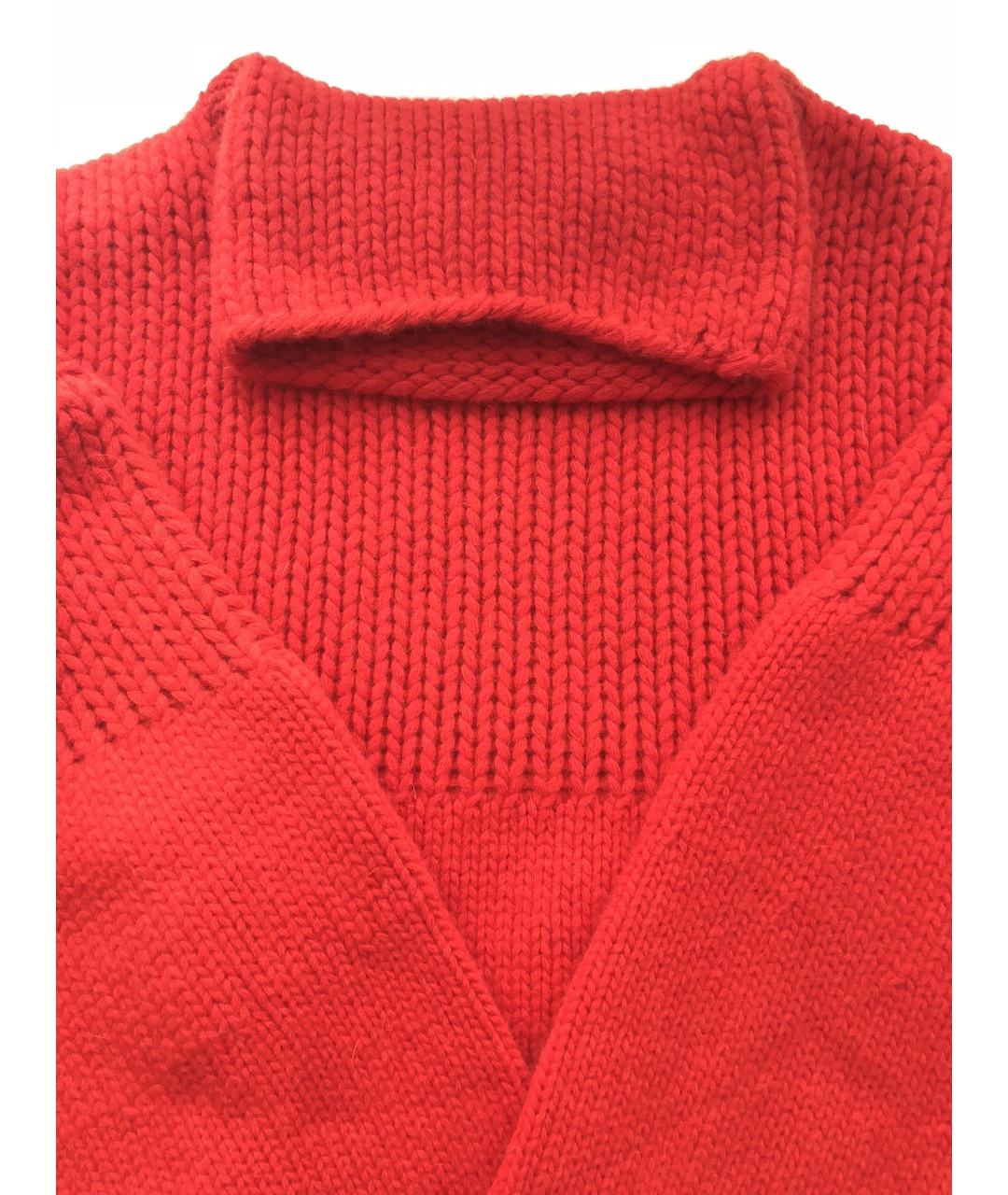 JIL SANDER Красный кашемировый джемпер / свитер, фото 4
