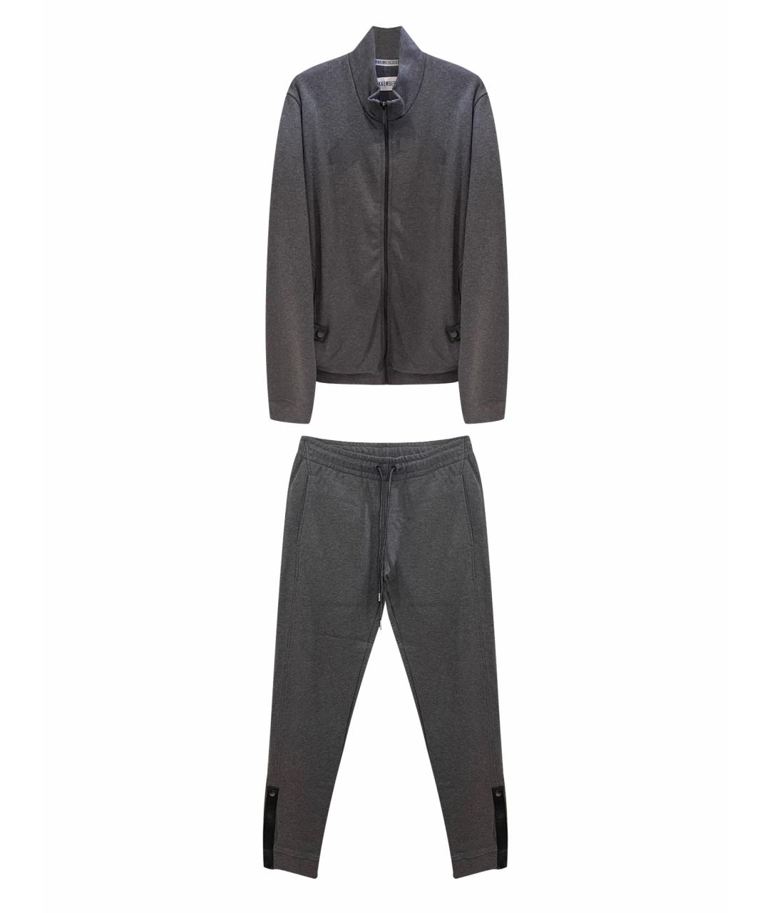 CORNELIANI Темно-синий хлопко-эластановый спортивный костюм, фото 4